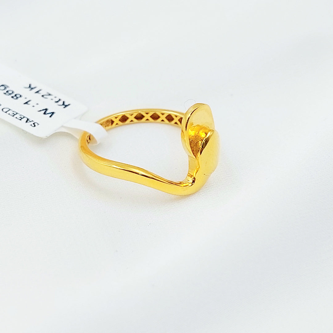 21K خاتم اكسترا-مجوهرات الشيخ سعيد-Saeed Jewelry 