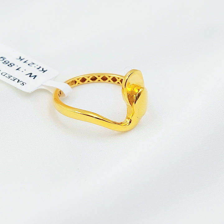 21K خاتم اكسترا-مجوهرات الشيخ سعيد-Saeed Jewelry 