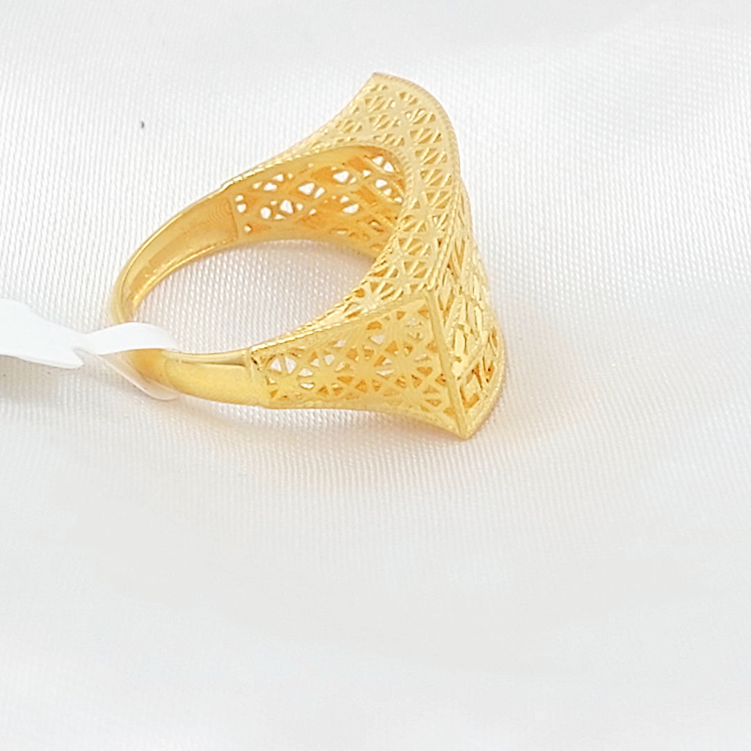 21K خاتم اكسترا اكسترا-مجوهرات الشيخ سعيد-Saeed Jewelry 