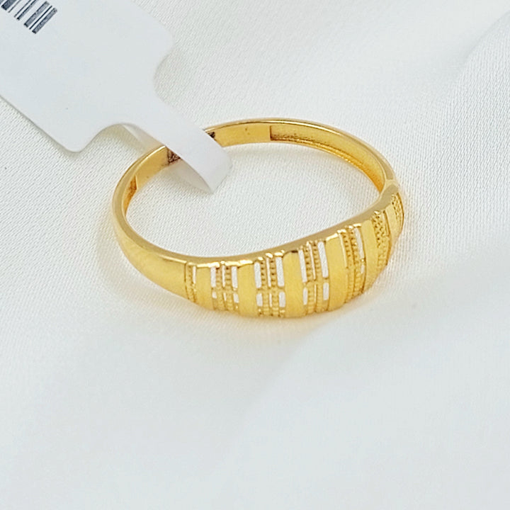 21K خاتم اكسترا-مجوهرات الشيخ سعيد-Saeed Jewelry 