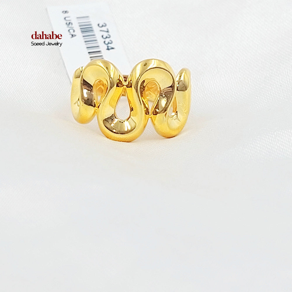 21K خاتم اكسترا-مجوهرات الشيخ سعيد-Saeed Jewelry 