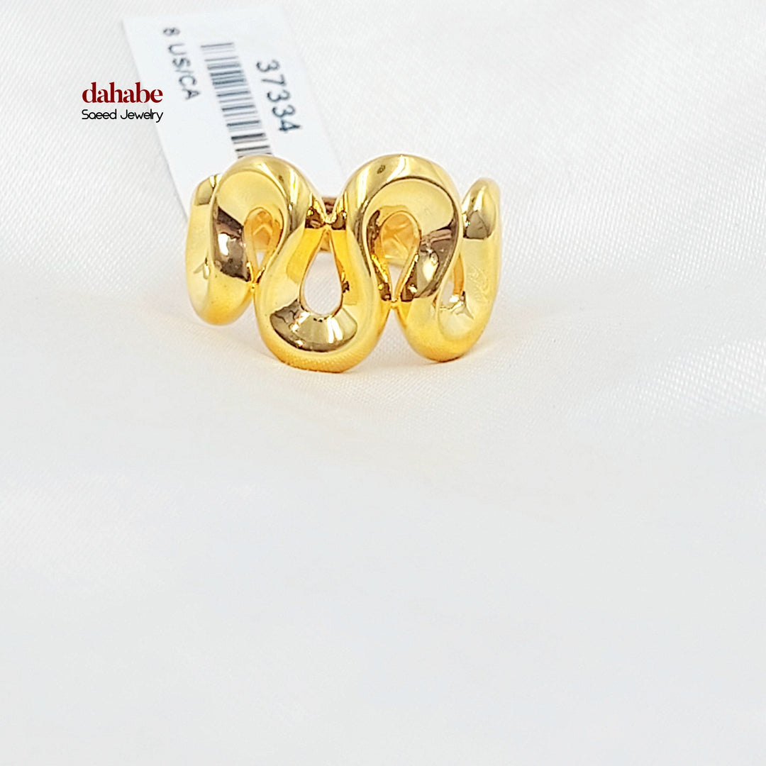 21K خاتم اكسترا-مجوهرات الشيخ سعيد-Saeed Jewelry 