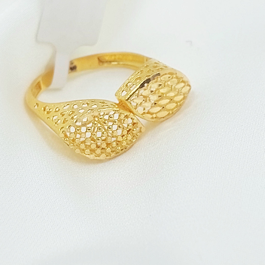21K خاتم اكسترا-مجوهرات الشيخ سعيد-Saeed Jewelry 
