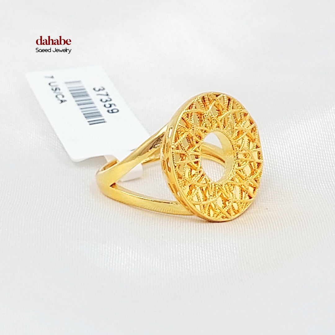 21K خاتم اكسترا-مجوهرات الشيخ سعيد-Saeed Jewelry 