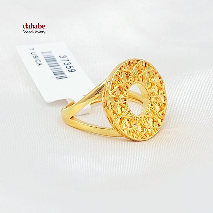 21K خاتم اكسترا-مجوهرات الشيخ سعيد-Saeed Jewelry 