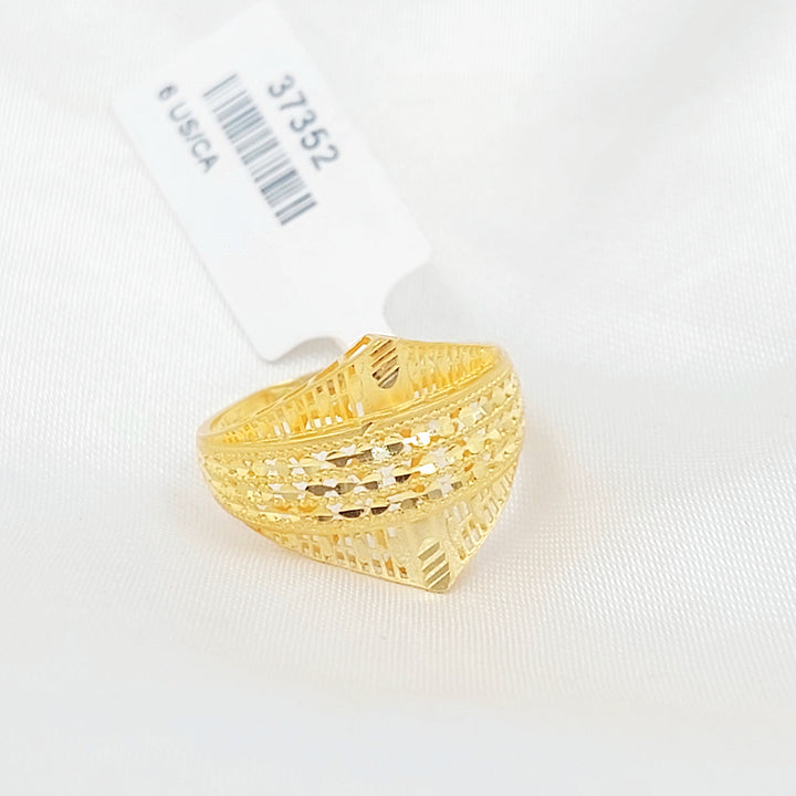 21K خاتم اكسترا-مجوهرات الشيخ سعيد-Saeed Jewelry 