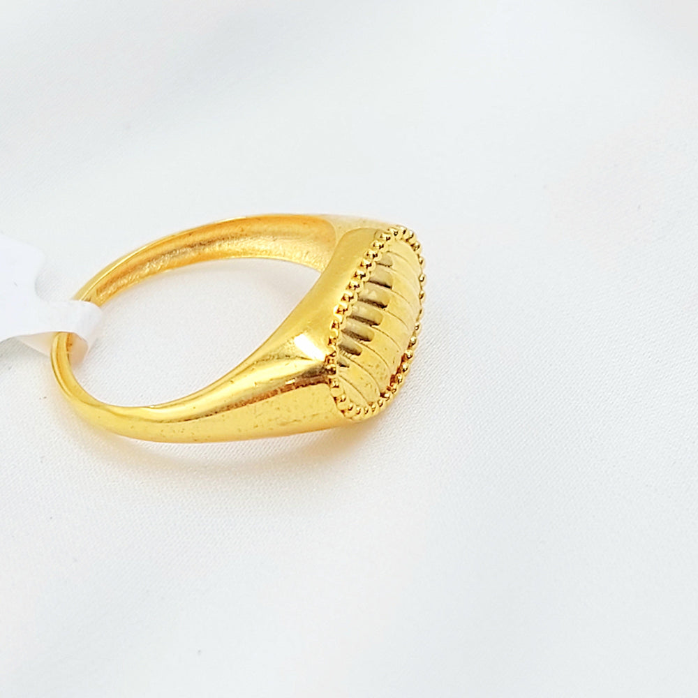 Deluxe Ring Made of 21K Gold by Saeed Jewelry 