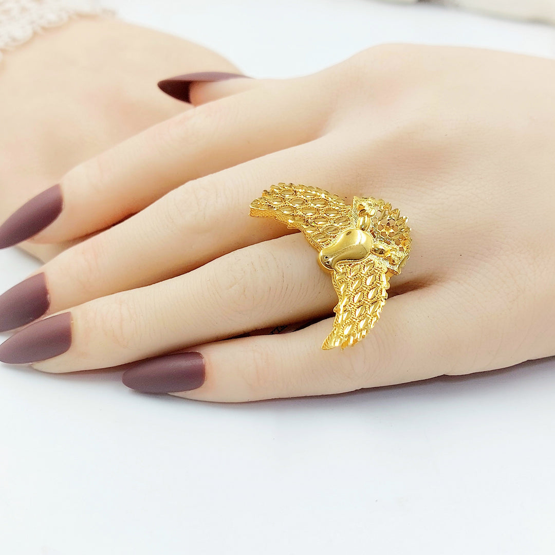 21K خاتم اكسترا-مجوهرات الشيخ سعيد-Saeed Jewelry 