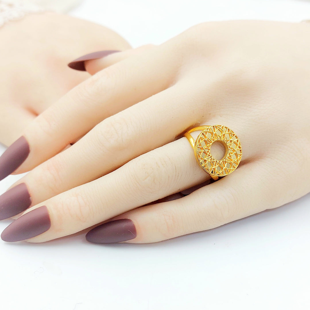 21K خاتم اكسترا-مجوهرات الشيخ سعيد-Saeed Jewelry 