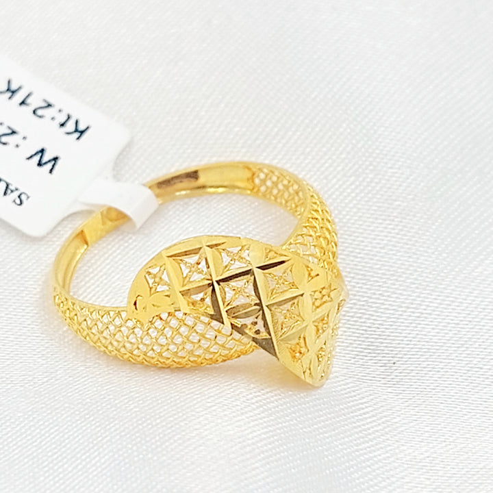 Deluxe Ring Made of 21K Gold by Saeed Jewelry 
