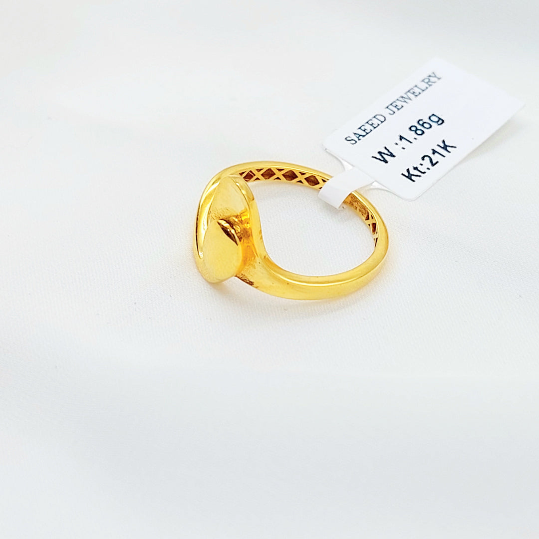 21K خاتم اكسترا-مجوهرات الشيخ سعيد-Saeed Jewelry 