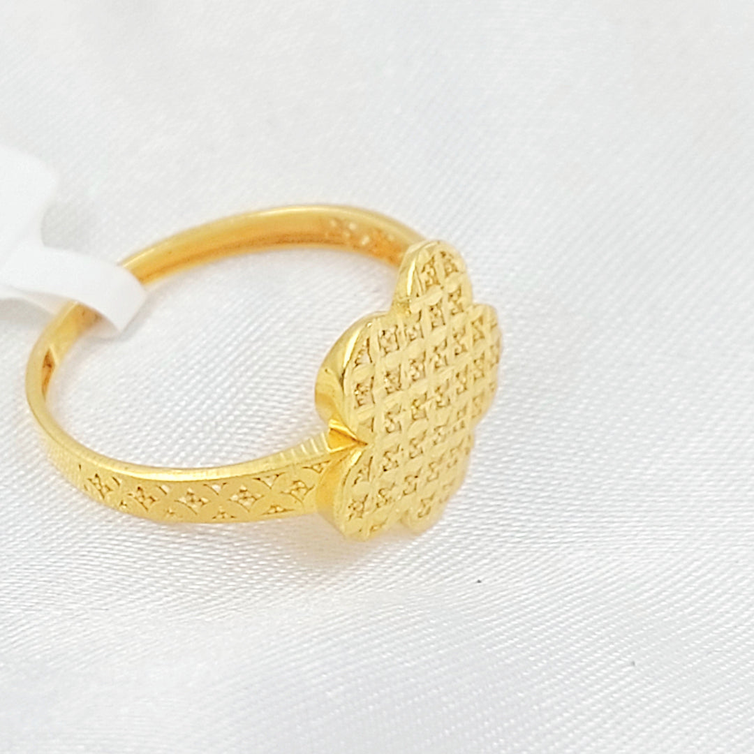 Deluxe Ring Made of 21K Gold by Saeed Jewelry 
