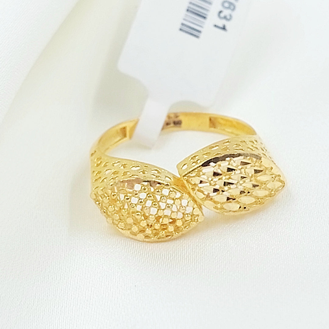 21K خاتم اكسترا-مجوهرات الشيخ سعيد-Saeed Jewelry 