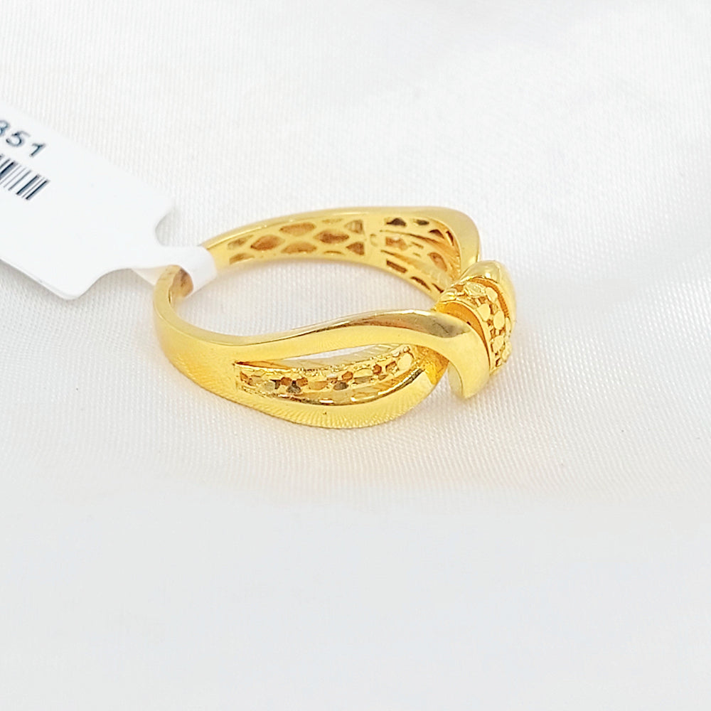 21K خاتم اكسترا-مجوهرات الشيخ سعيد-Saeed Jewelry 