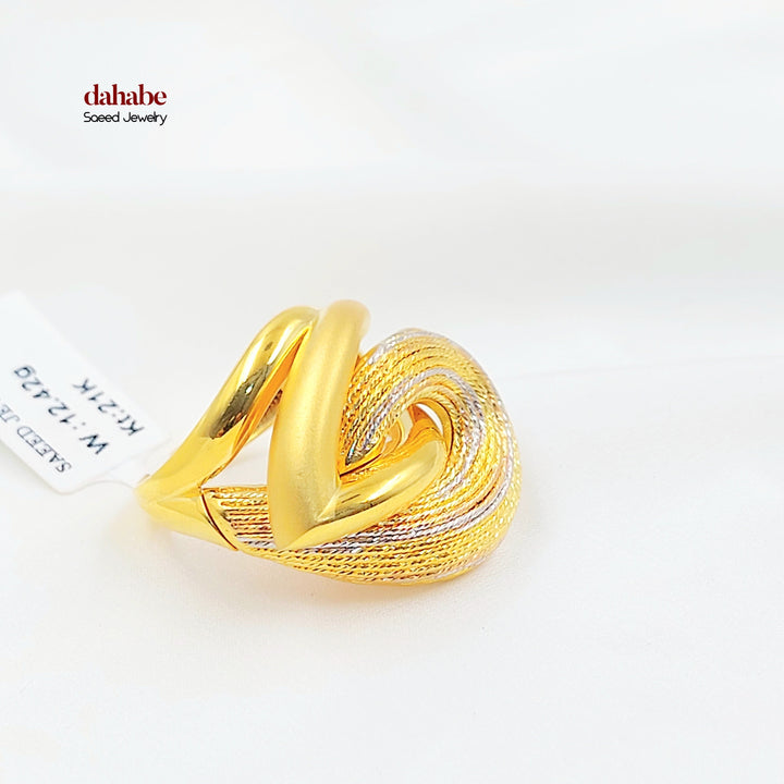 21K خاتم اكسترا-مجوهرات الشيخ سعيد-Saeed Jewelry 