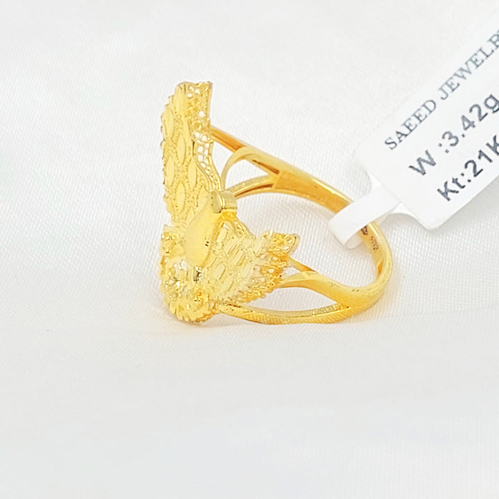 21K خاتم اكسترا-مجوهرات الشيخ سعيد-Saeed Jewelry 