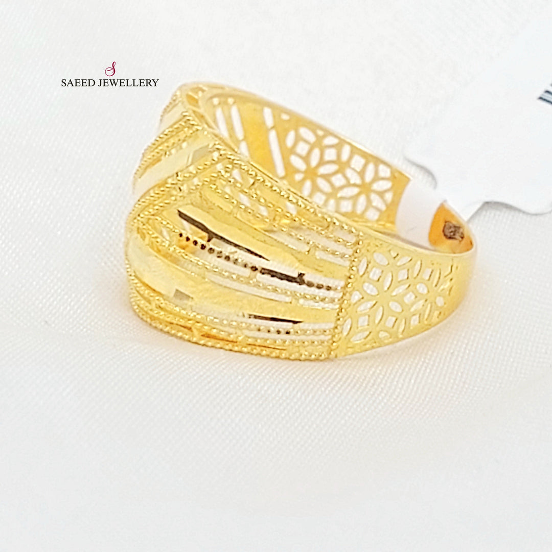 Deluxe Ring Made of 21K Gold by Saeed Jewelry 
