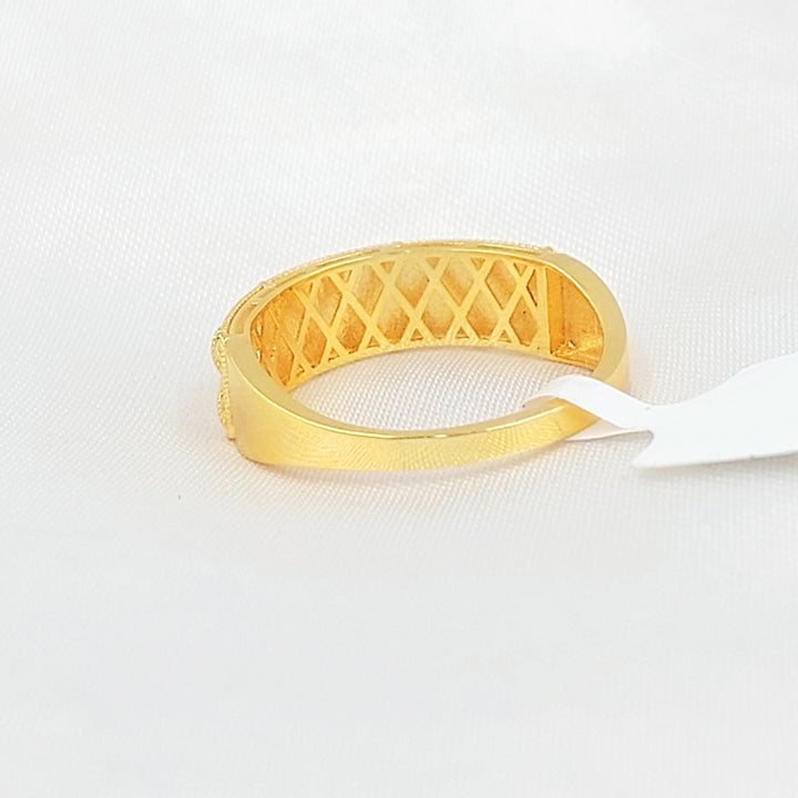 21K خاتم اكسترا-مجوهرات الشيخ سعيد-Saeed Jewelry 