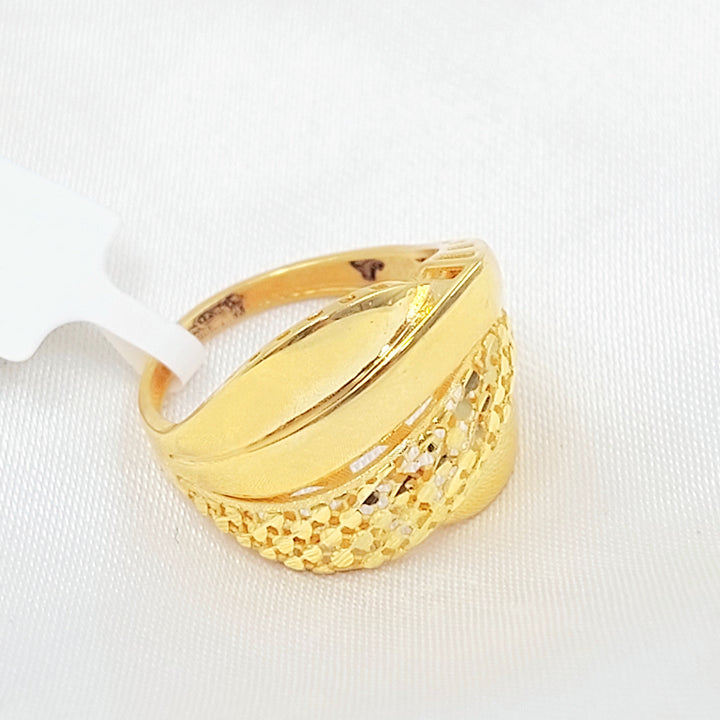 21K خاتم اكسترا-مجوهرات الشيخ سعيد-Saeed Jewelry 