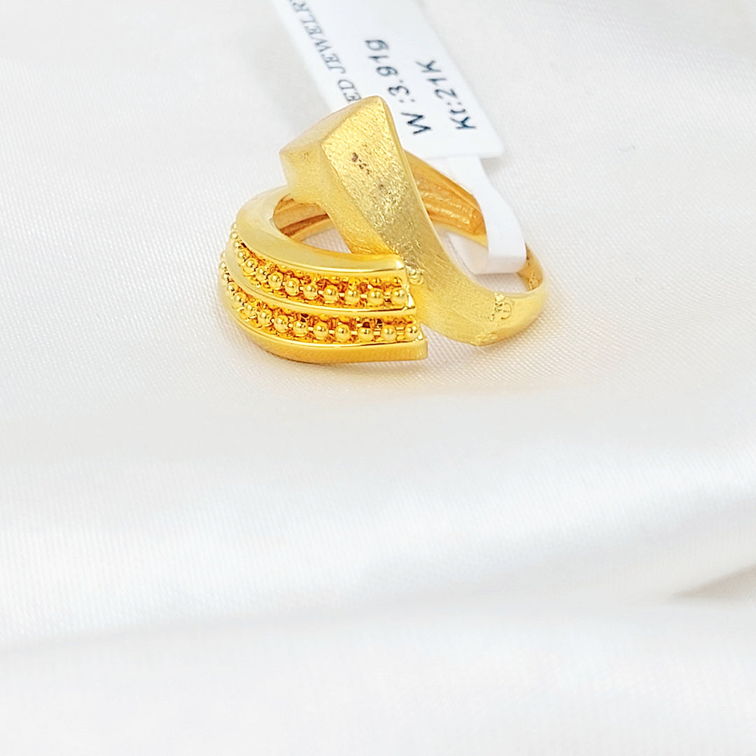 Deluxe Ring Made of 21K Gold by Saeed Jewelry 