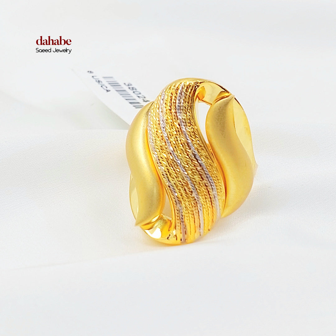 21K خاتم اكسترا-مجوهرات الشيخ سعيد-Saeed Jewelry 