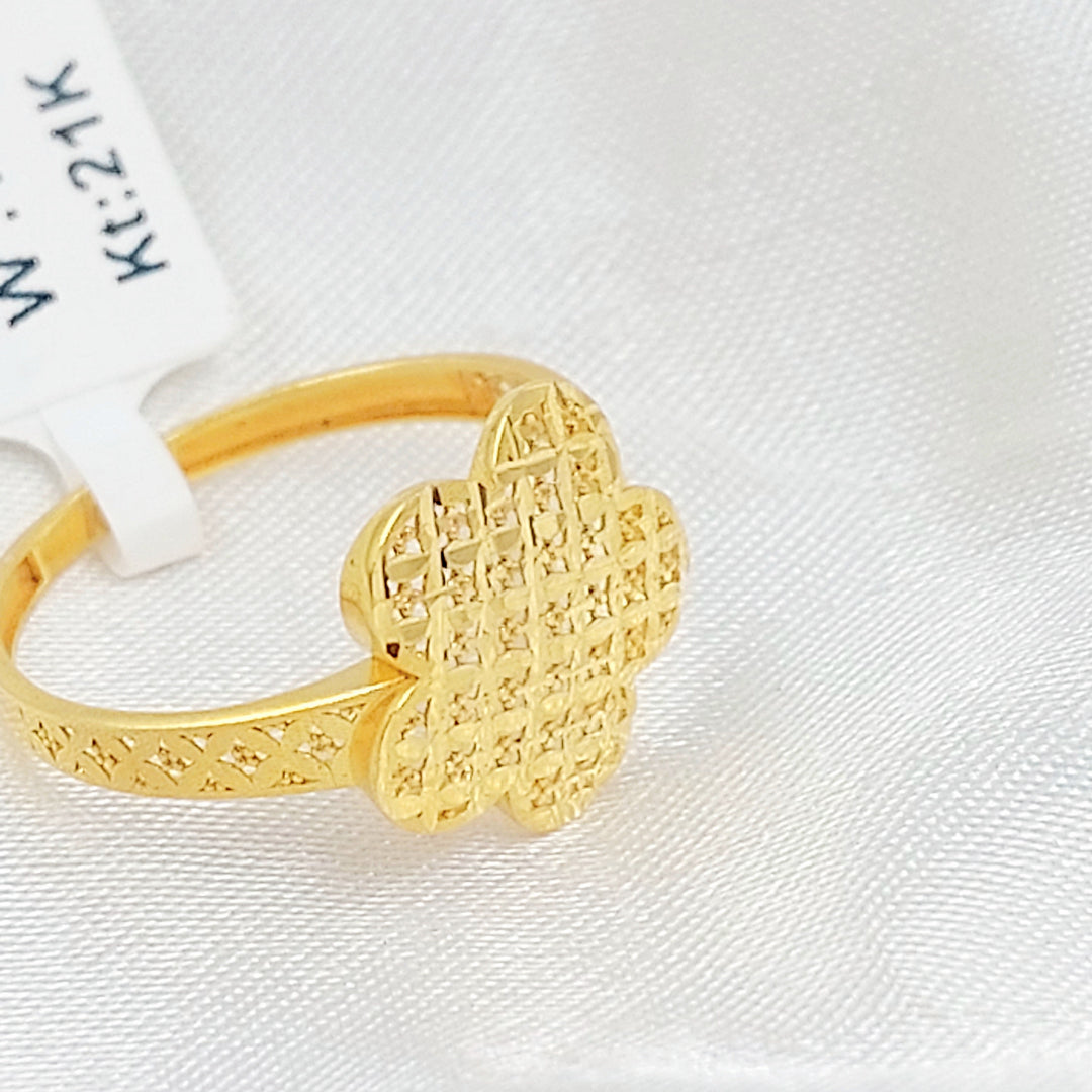 Deluxe Ring Made of 21K Gold by Saeed Jewelry 