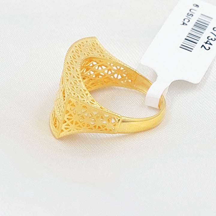 21K خاتم اكسترا اكسترا-مجوهرات الشيخ سعيد-Saeed Jewelry 