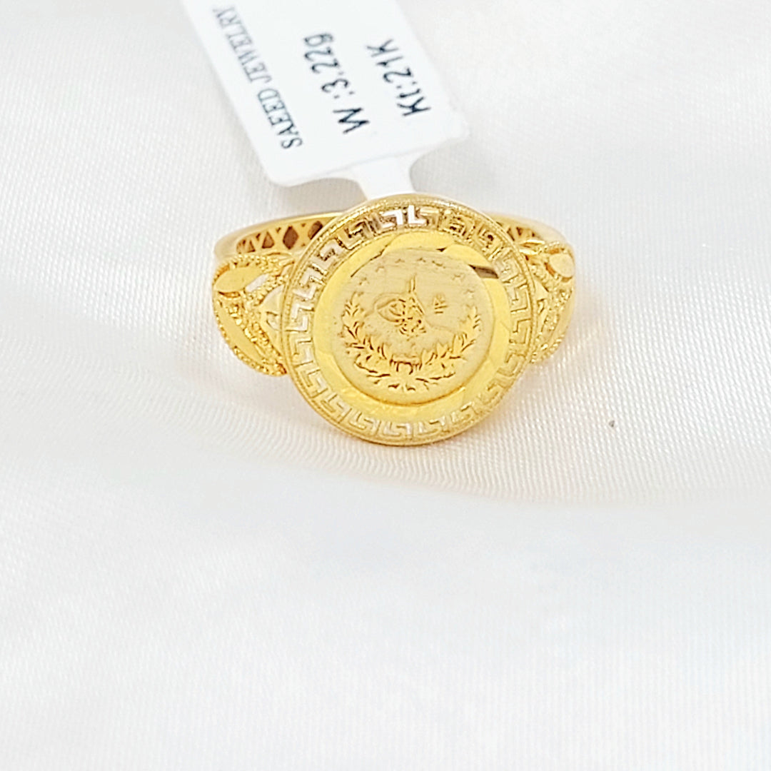21K خاتم رشادي اكسترا-مجوهرات الشيخ سعيد-Saeed Jewelry 