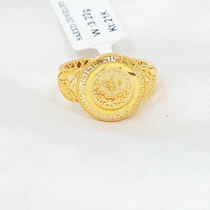 21K خاتم رشادي اكسترا-مجوهرات الشيخ سعيد-Saeed Jewelry 