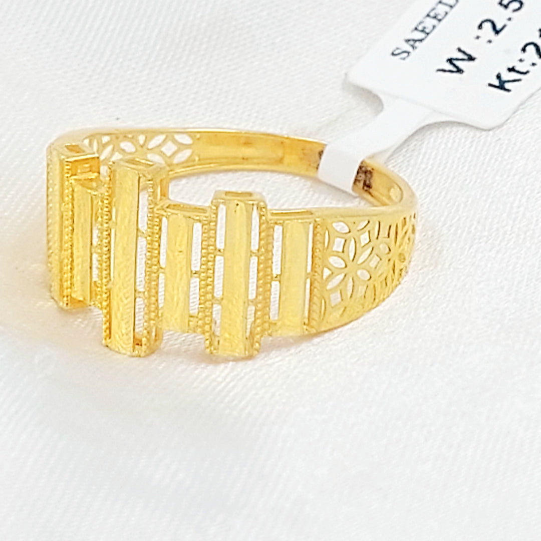 21K خاتم اكسترا-مجوهرات الشيخ سعيد-Saeed Jewelry 