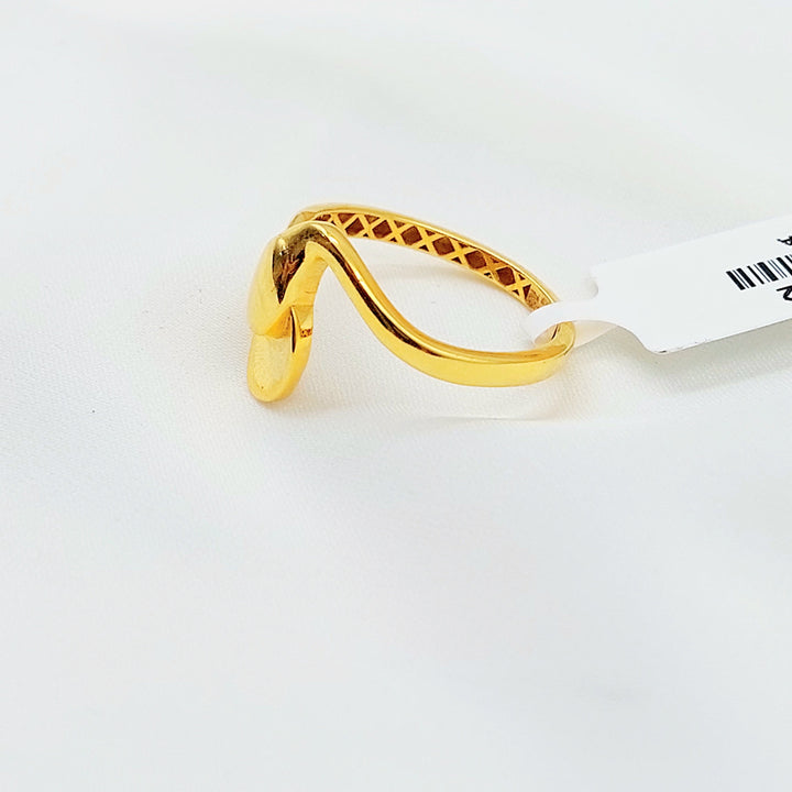 21K خاتم اكسترا-مجوهرات الشيخ سعيد-Saeed Jewelry 