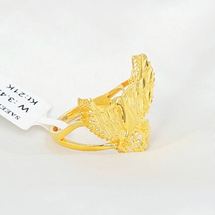 21K خاتم اكسترا-مجوهرات الشيخ سعيد-Saeed Jewelry 
