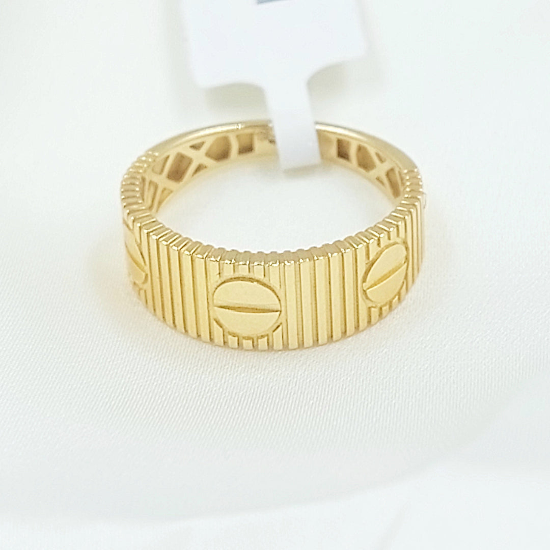 21K خاتم فيجارو اكسترا-مجوهرات الشيخ سعيد-Saeed Jewelry 