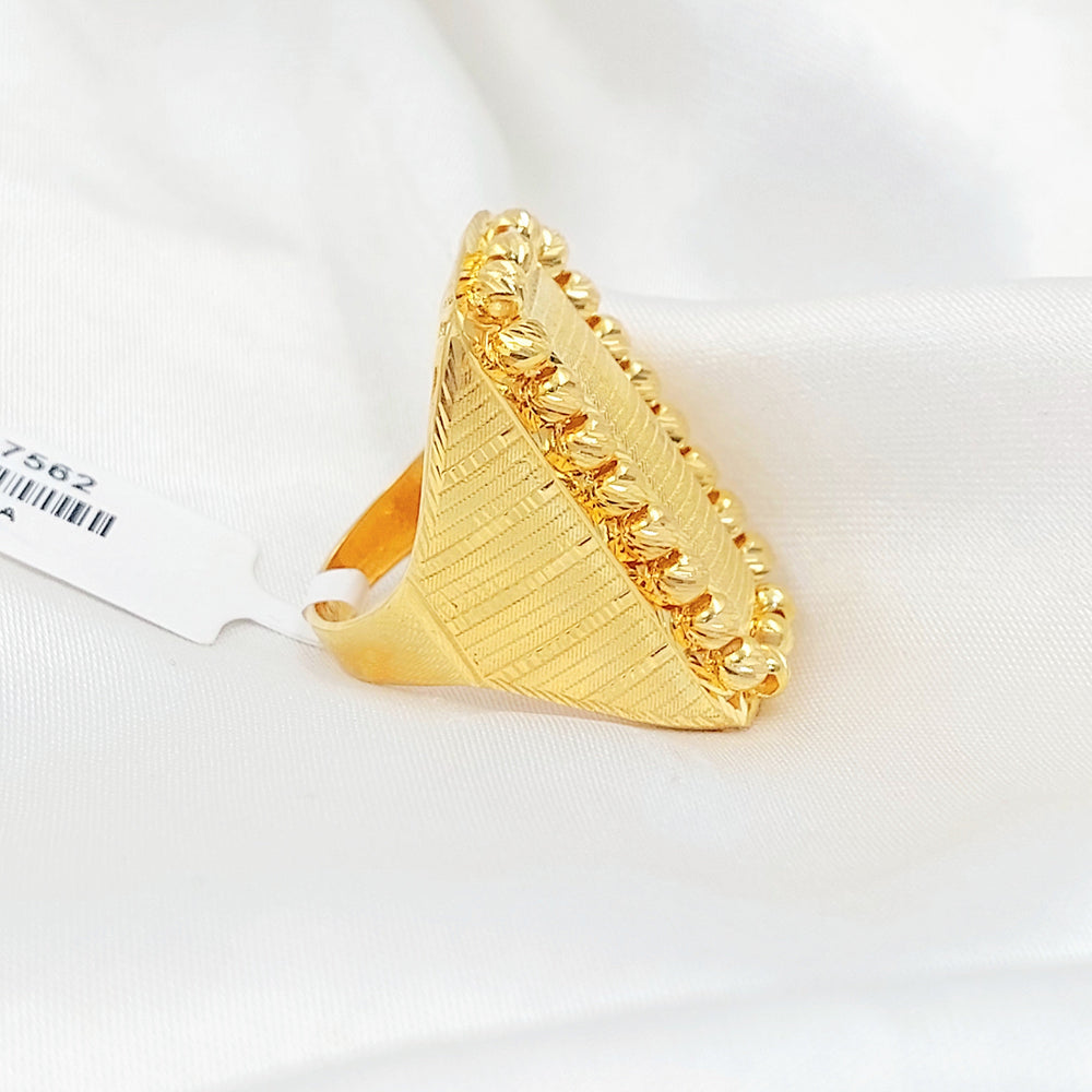 Deluxe Balls Ring Made of 21K Gold by Saeed Jewelry 