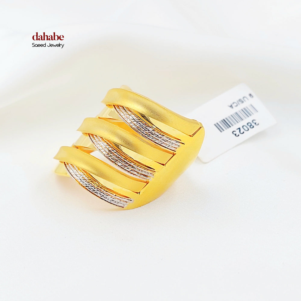 21K خاتم اكسترا-مجوهرات الشيخ سعيد-Saeed Jewelry 