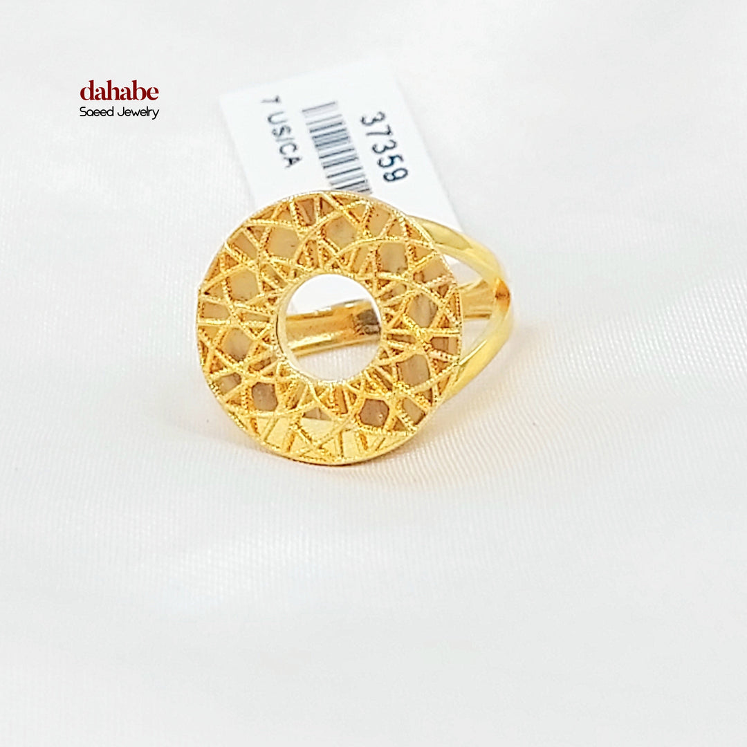 21K خاتم اكسترا-مجوهرات الشيخ سعيد-Saeed Jewelry 
