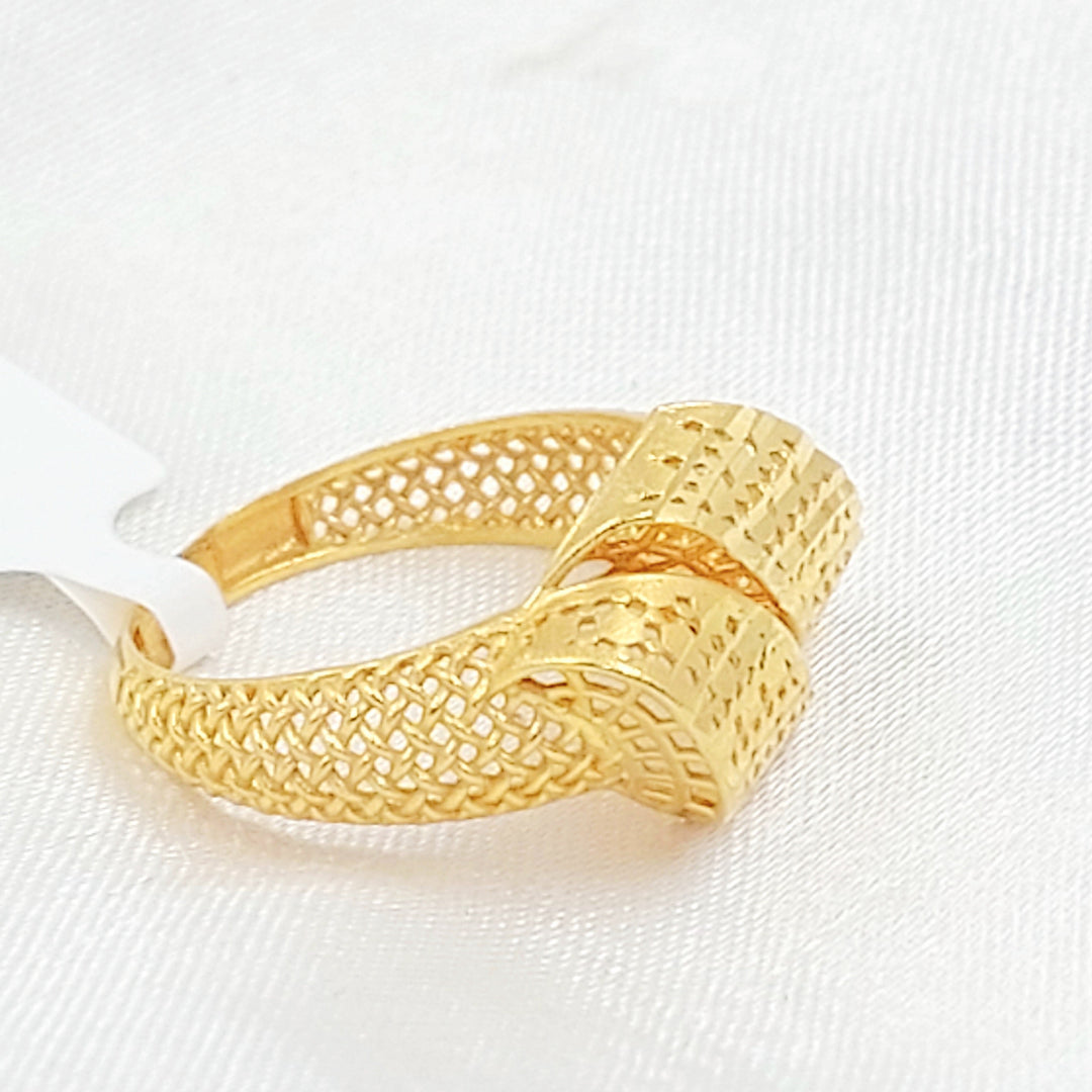 Deluxe Ring Made of 21K Gold by Saeed Jewelry 