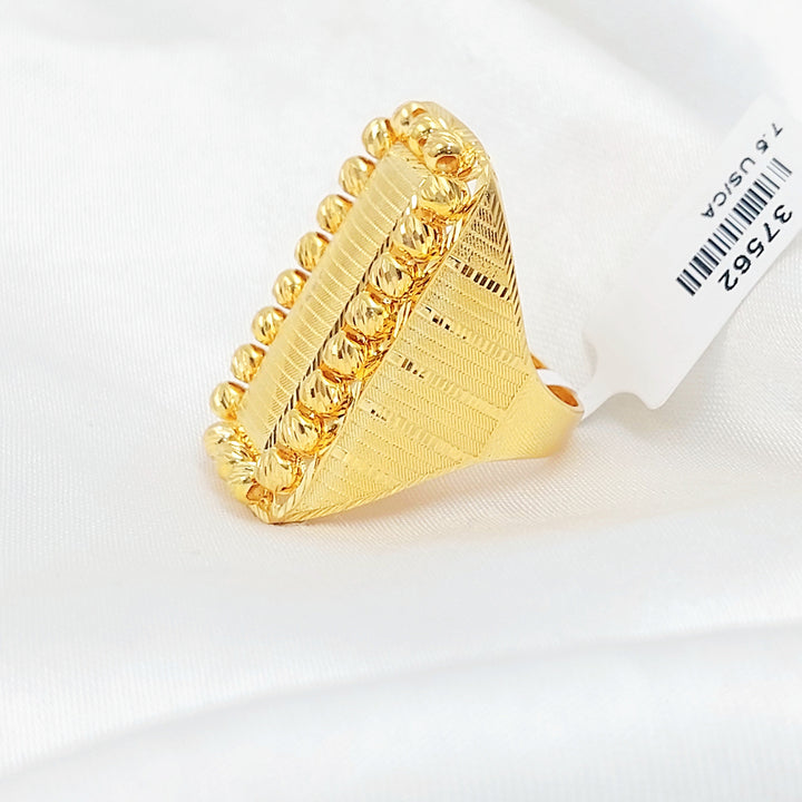 Deluxe Balls Ring Made of 21K Gold by Saeed Jewelry 