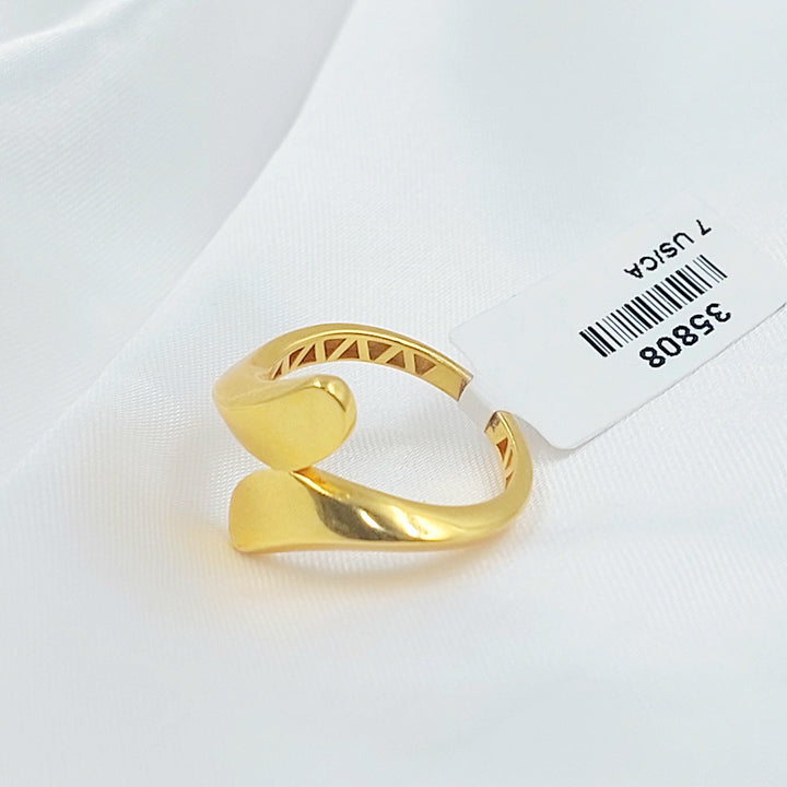 Deluxe Balls Ring Made of 21K Gold by Saeed Jewelry 