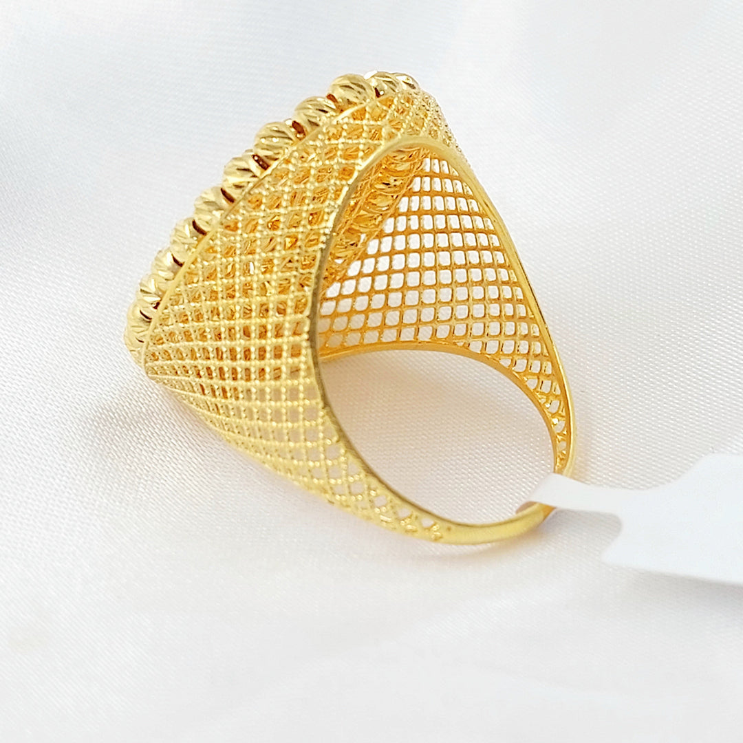 Deluxe Balls Ring Made of 21K Gold by Saeed Jewelry 