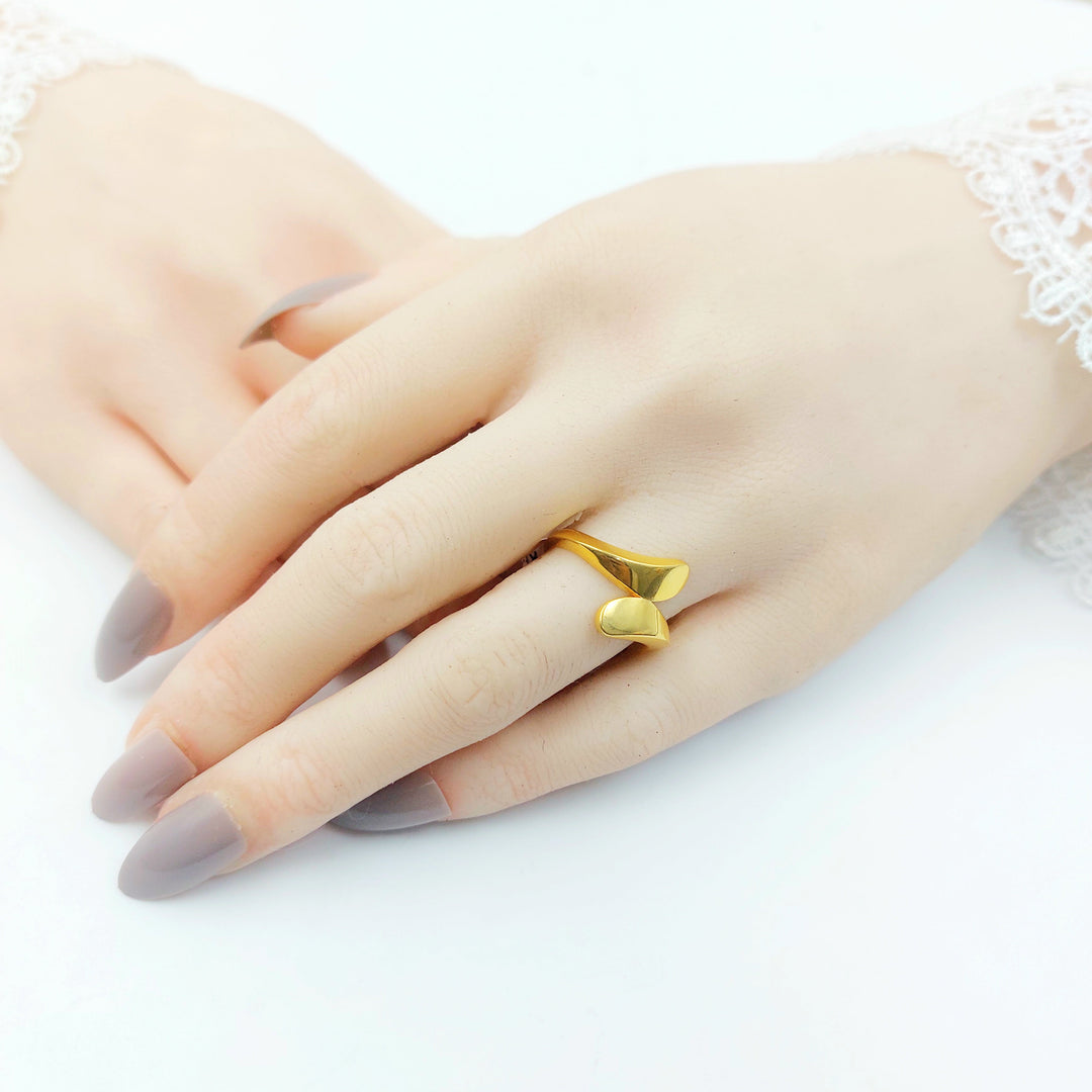 Deluxe Balls Ring Made of 21K Gold by Saeed Jewelry 