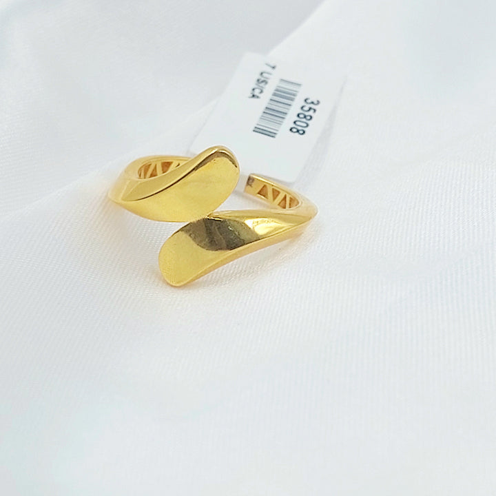 Deluxe Balls Ring Made of 21K Gold by Saeed Jewelry 