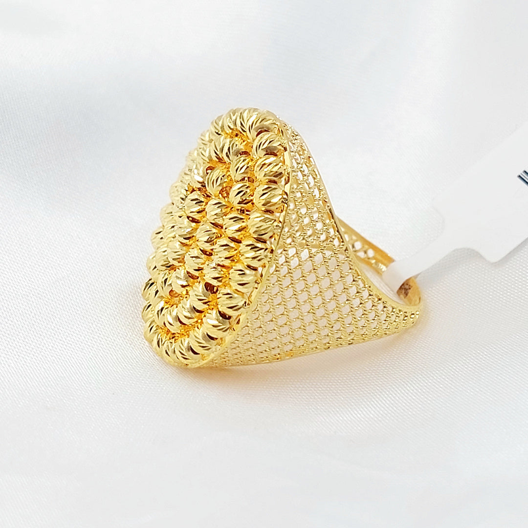 Deluxe Balls Ring Made of 21K Gold by Saeed Jewelry 