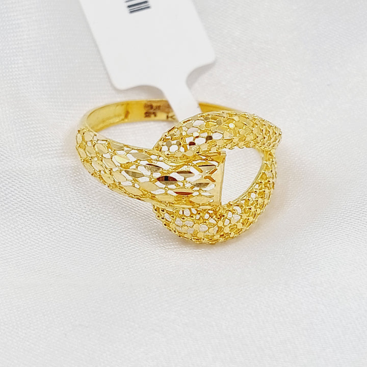 21K خاتم اكسترا-مجوهرات الشيخ سعيد-Saeed Jewelry 