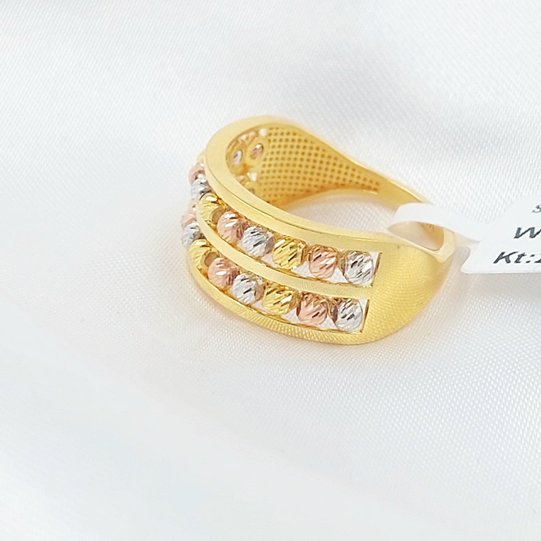 Deluxe Ring Made of 21K Gold by Saeed Jewelry 