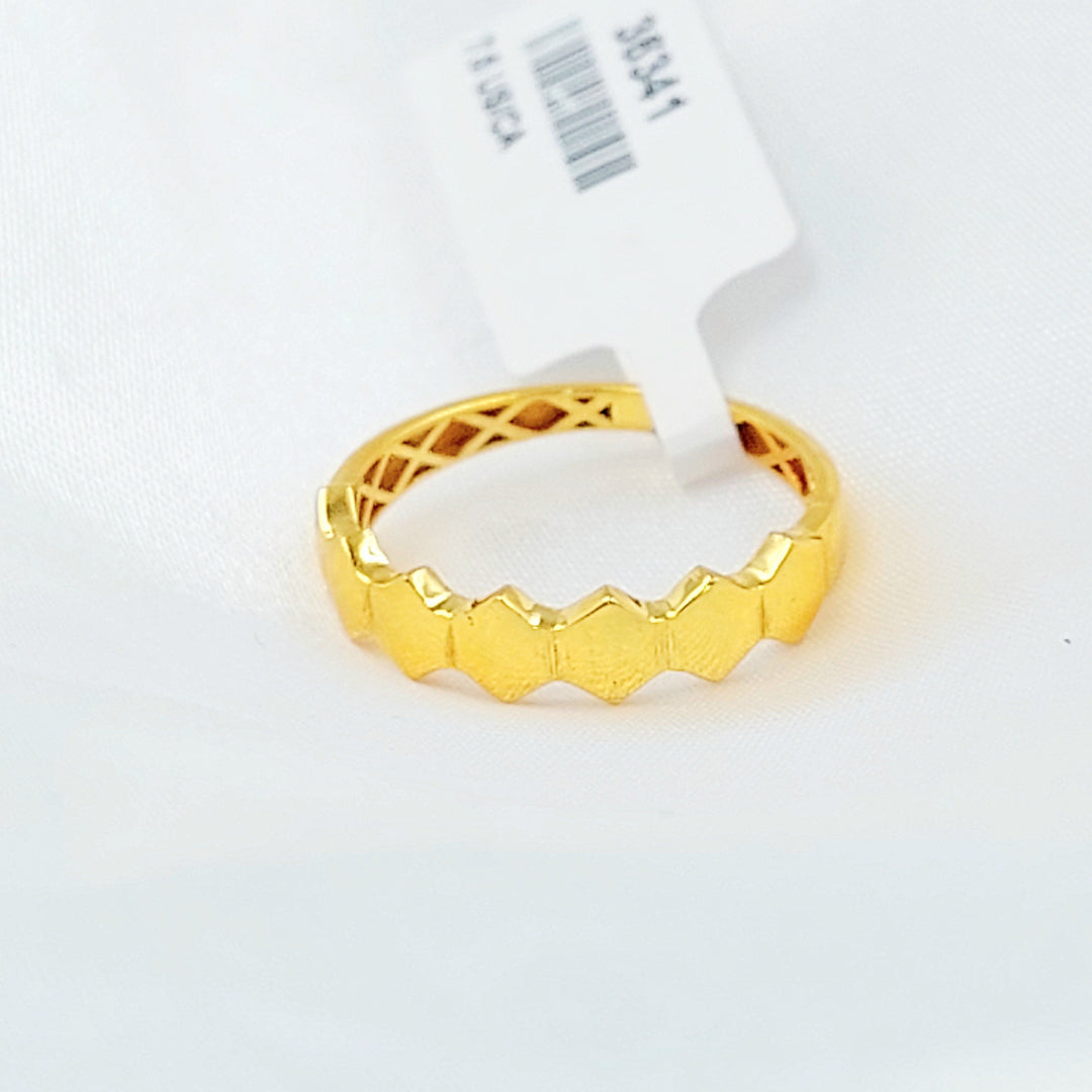 Deluxe Ring Made of 21K Gold by Saeed Jewelry 