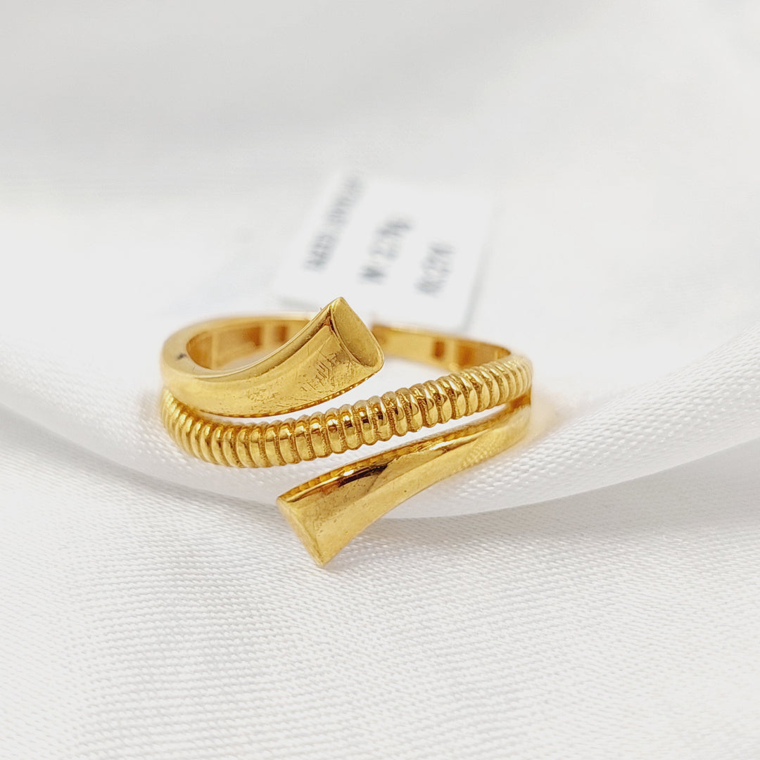 21K خاتم اكسترا-مجوهرات الشيخ سعيد-Saeed Jewelry 