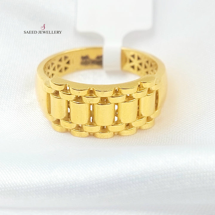 Deluxe Ring Made of 21K Gold by Saeed Jewelry 