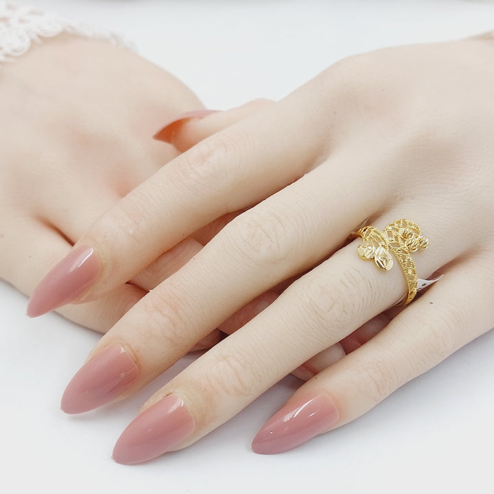 Deluxe Ring Made of 21K Gold by Saeed Jewelry 