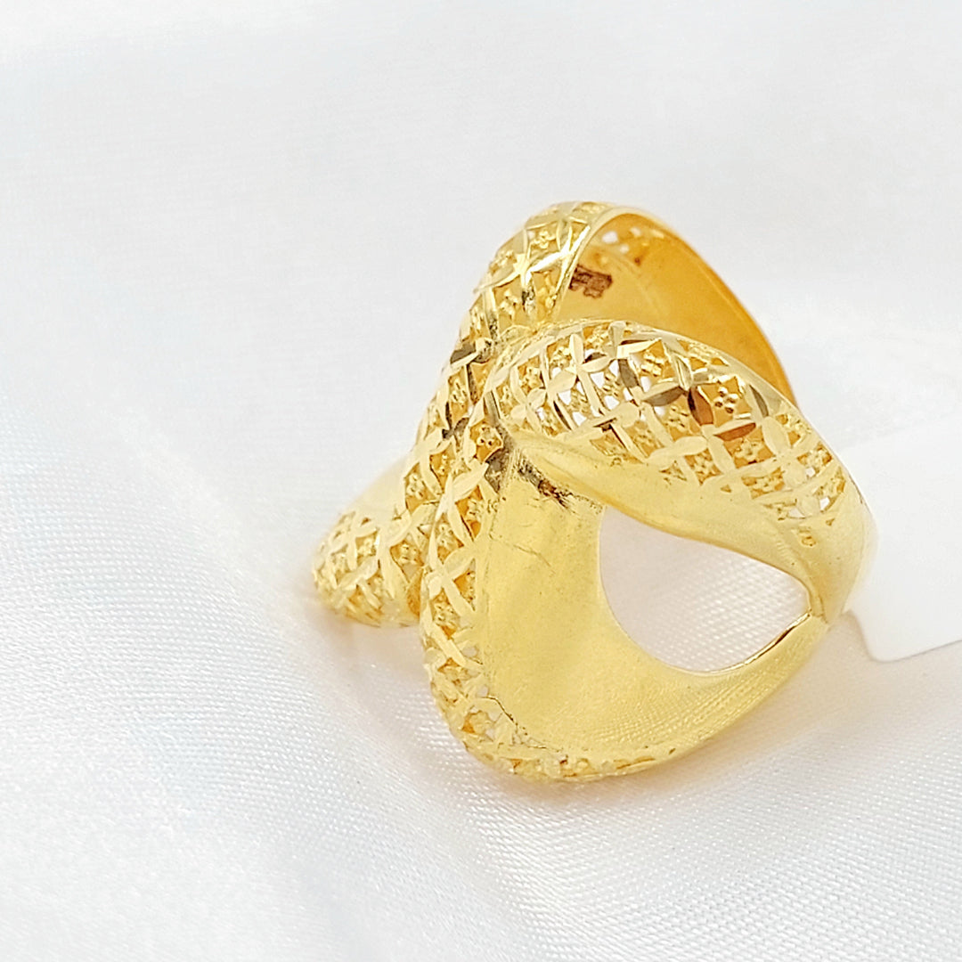 21K خاتم اكسترا-مجوهرات الشيخ سعيد-Saeed Jewelry 